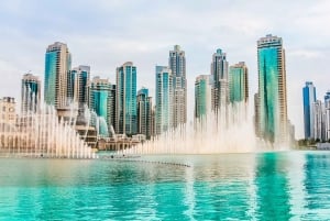 Dubai: Spettacolo della fontana del Burj Khalifa e giro del lago del Burj