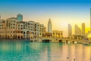 Dubai: Burj Khalifa Fountain Show und Burj Lake Ride