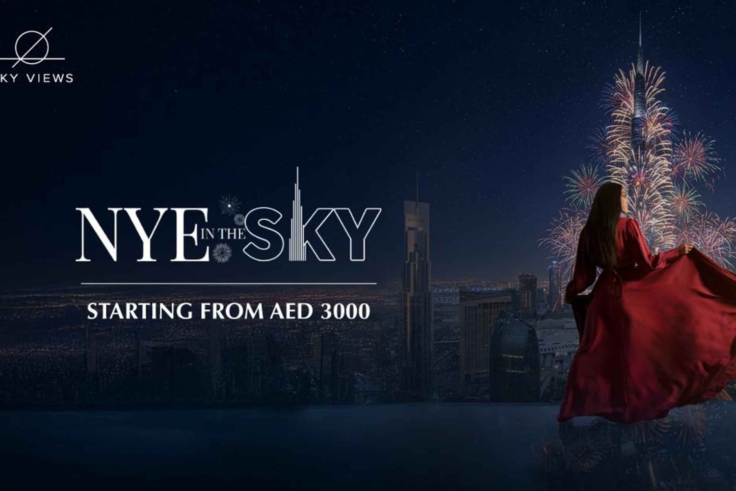 Dubai: Burj Khalifa Sky Views Fireworks & New Year's Dinner