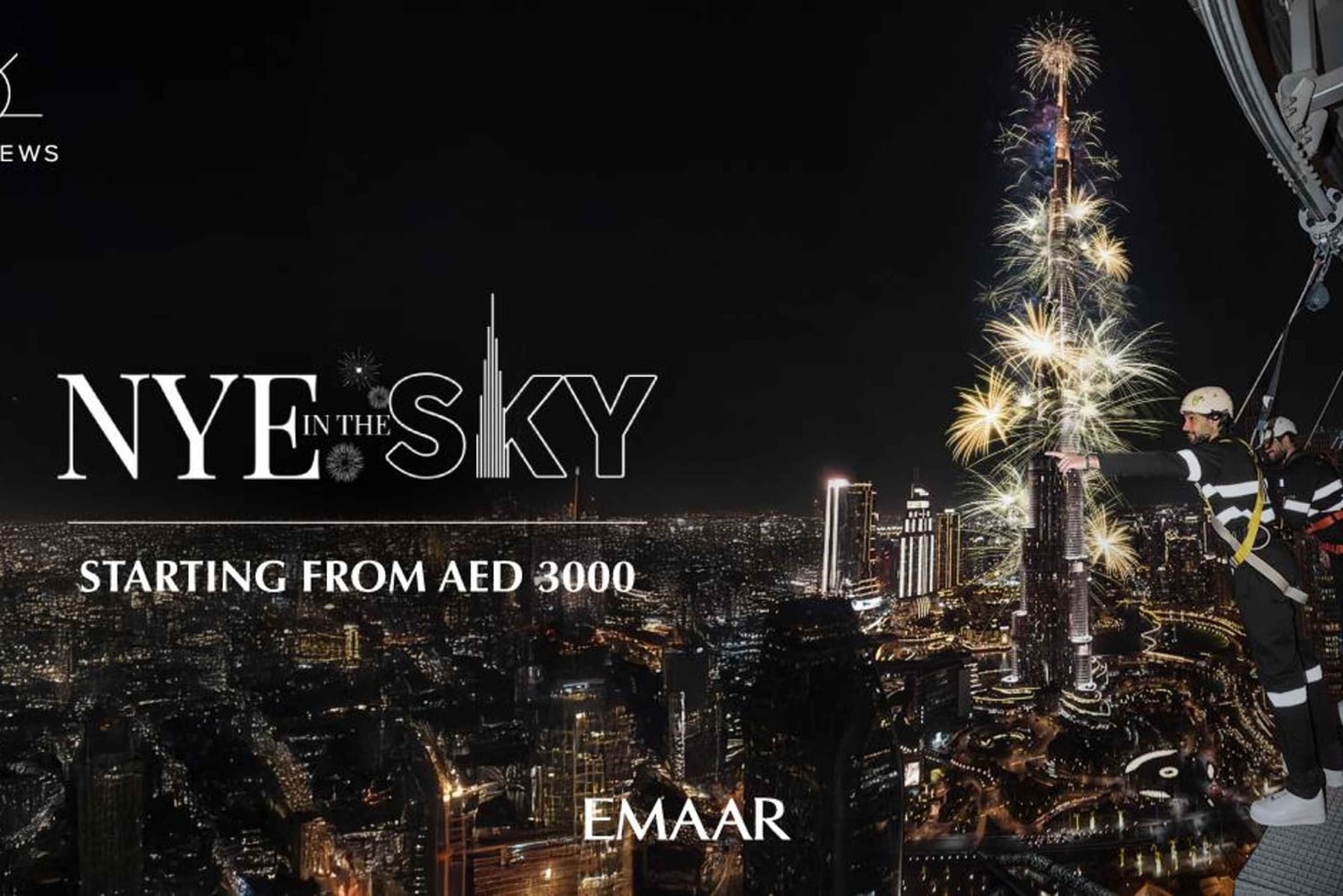 Dubai: Burj Khalifa Sky Views Fireworks & New Year's Dinner