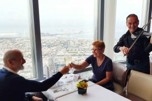Dubai: Burj Khalifa VIP Lounge with Panoramic Sunset View