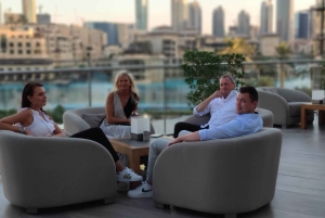 Dubai: Burj Khalifa VIP Lounge with Panoramic Sunset View