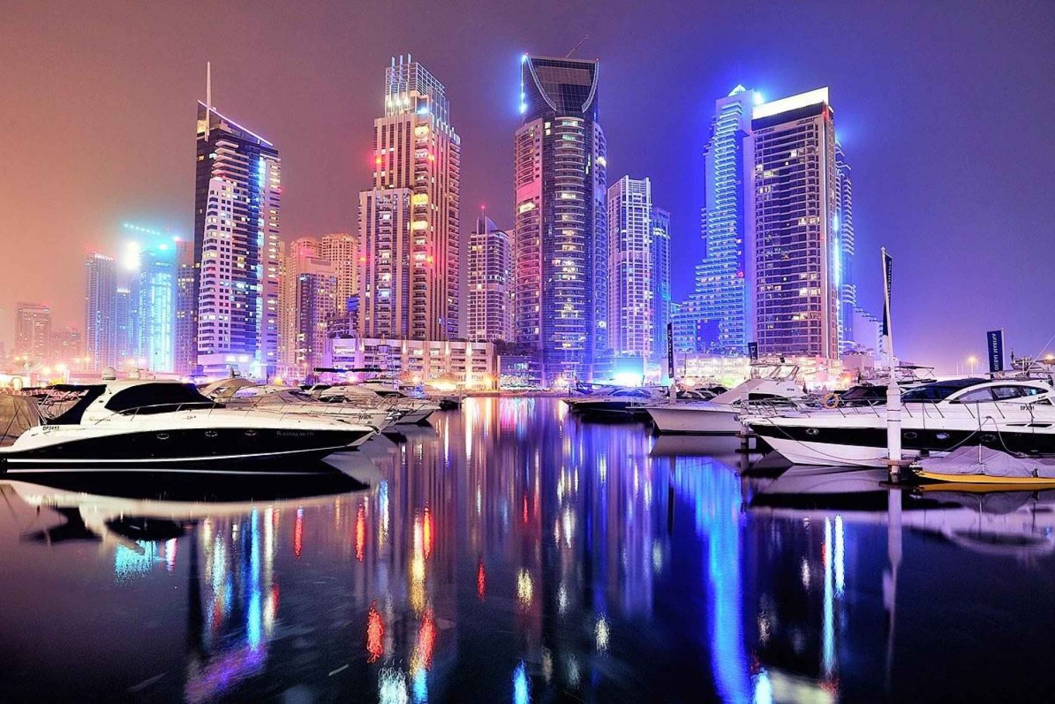 Tour di Dubai di notte con spettacolo delle fontane