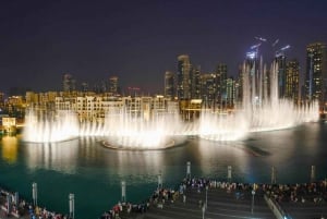 Dubai: 1 til 4-timers guidet aftentur med springvandsshow