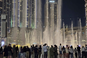Dubai by Night with Burj Khalifa Entrance Ticket