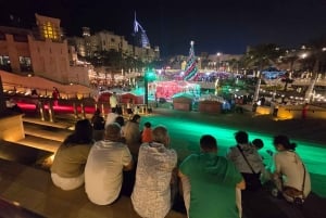 Dubai di notte con biglietto d'ingresso al Burj Khalifa