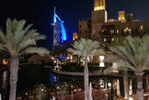 Dubai di notte con biglietto d'ingresso al Burj Khalifa