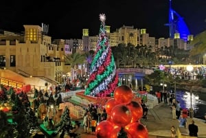 Dubai di notte con biglietto d'ingresso al Burj Khalifa