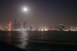 Dubai di notte con biglietto d'ingresso al Burj Khalifa