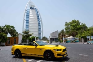 Dubaj: przejażdżka kabrioletem – Mustangiem lub Camaro