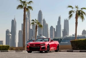 Dubaj: przejażdżka kabrioletem – Mustangiem lub Camaro