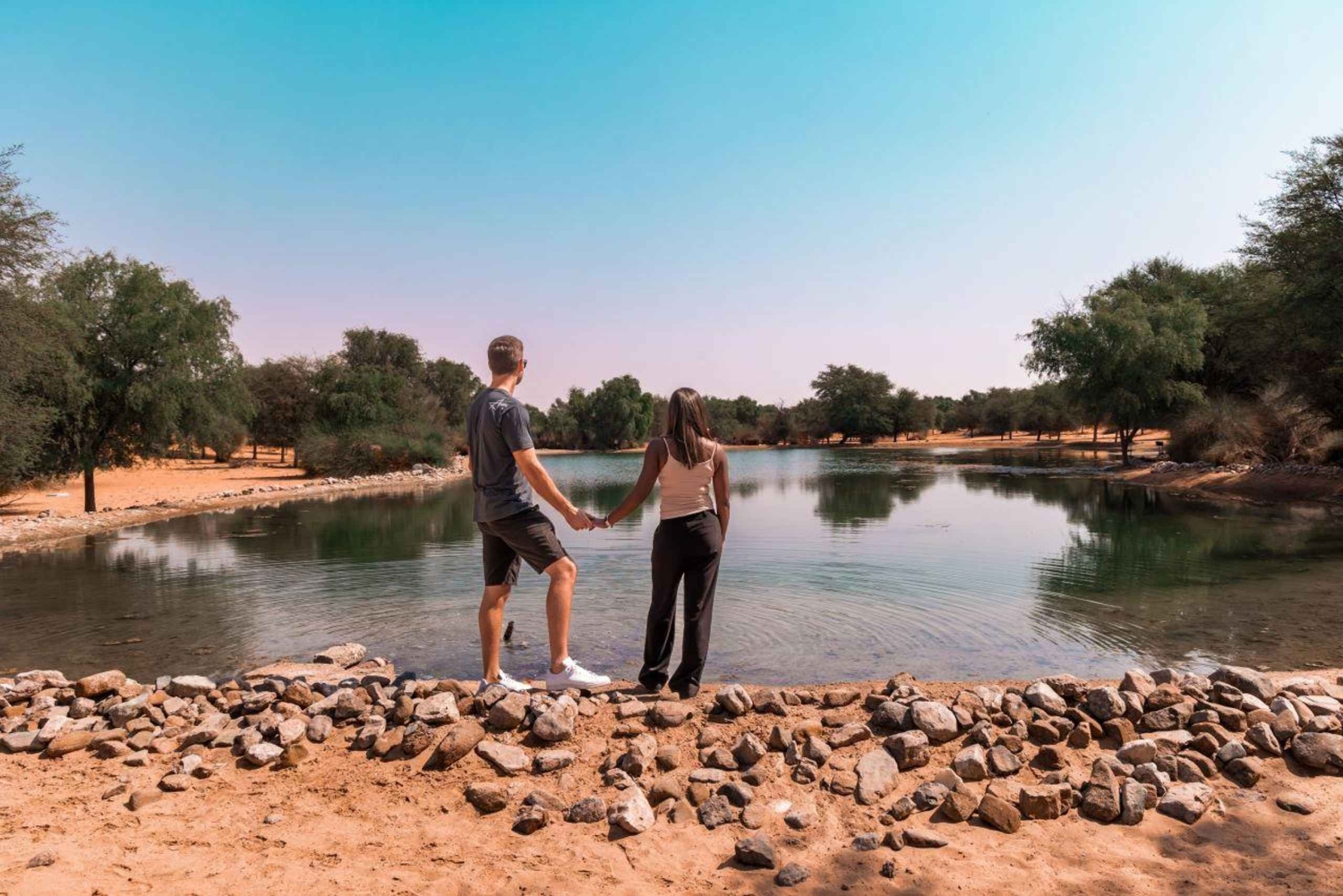 Dubai: Kamelsafari, Wildnis und Frühstück am See