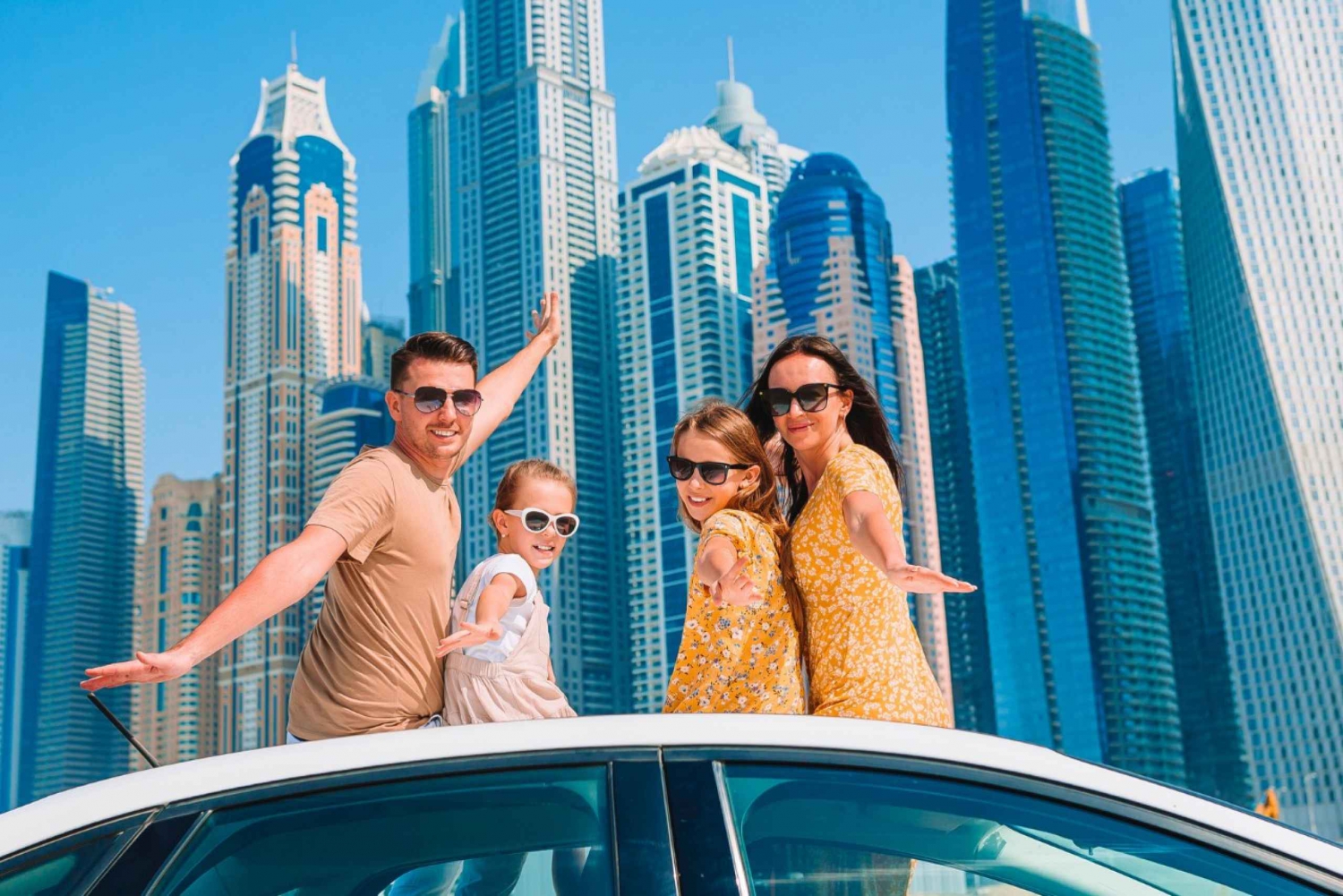 Dubai: Biltur med byens høydepunkter