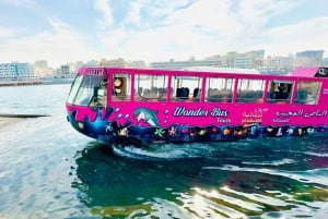 Dubai City Tour Sightseeing med Wonder Bus til lands og til vands