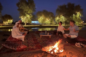 Dubai: City Tour with Al Marmoom Desert Dinner and Show