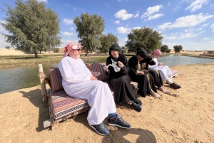Dubai: City Tour with Al Marmoom Desert Dinner and Show