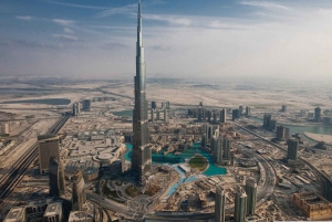 Tour de la ciudad de Dubai con el Burj Khalifa en la cima