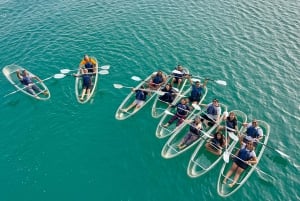 Dubai: Clear Kayaking Experience with Burj Khalifa View