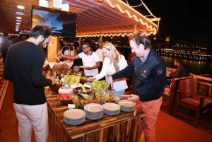 Dîner de la plus grande croisière en boutre sur la crique de Dubaï (délicieux buffet)