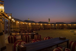 Dubai Deluxe Al Khayma Camp Experience with 3-Cuisine Dinner