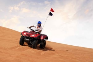 Dubai Desert Adventure: Red Dunes Guided Quad/Polaris & BBQ