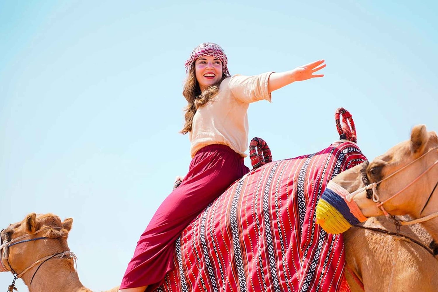 Dubai: woestijnkameelrit met liveshows en BBQ-buffetdiner