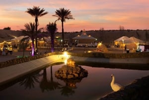 Dubai: Desert Caravanerai tur med buffet og live show
