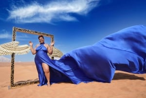 Dubai: Desert Flying Dress Photoshoot