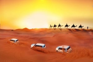 Dubai: Safári no deserto, passeio de camelo, passeio de quadriciclo e espetáculos hipnotizantes