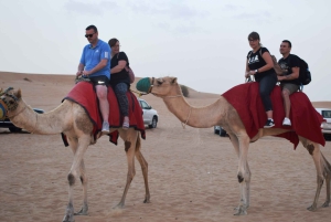 Pustynne safari w Dubaju, jazda quadem, przejażdżka na wielbłądzie i sandboarding