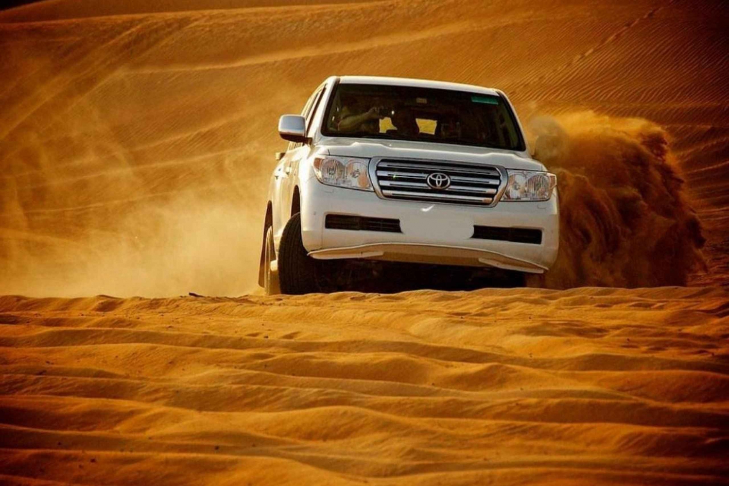 Dubai: Desert Safari, Shows, BBQ, Camel and Sandboard Ride