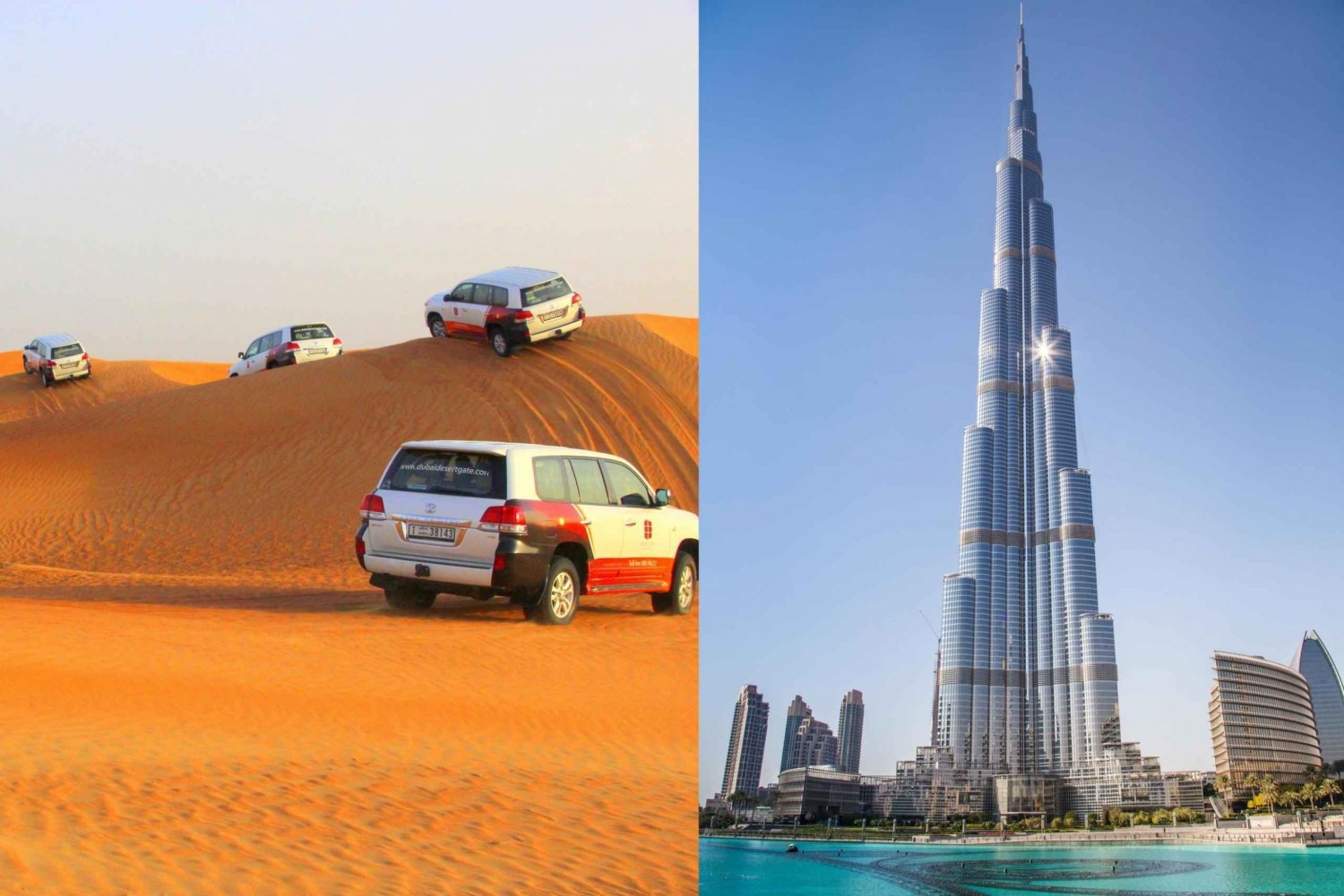 Dubain aavikkosafari ja Burj Khalifa (vain lippu)