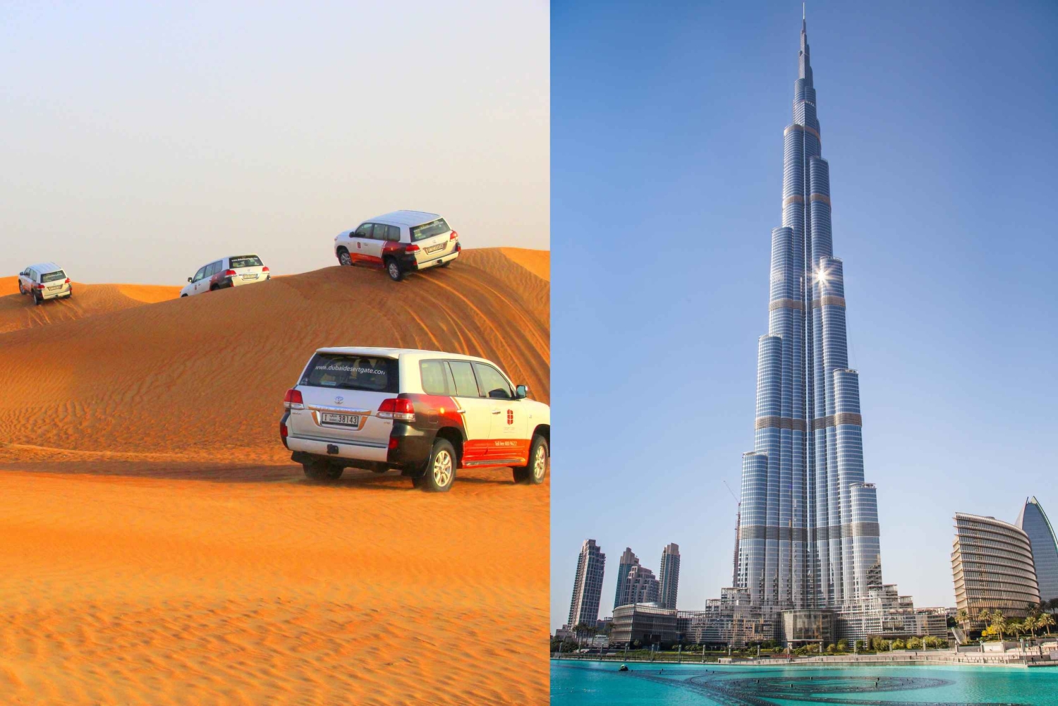 Safari dans le désert de Dubaï avec Burj Khalifa (billet uniquement)
