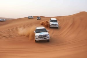 Dubai: Safari nel deserto con campeggio, cena e pernottamento facoltativo