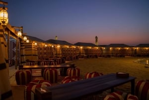 Dubai: Ørkensafari med leir, middag og valgfri overnatting