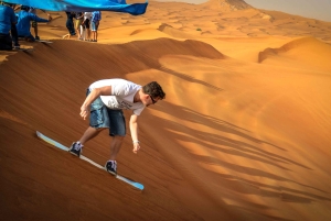 ドバイ：キャンプ、ディナー、オプションの宿泊付き砂漠サファリ