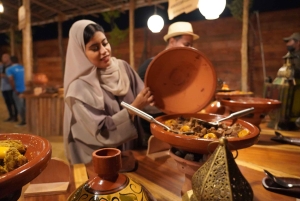 ドバイ：キャンプ、ディナー、オプションの宿泊付き砂漠サファリ