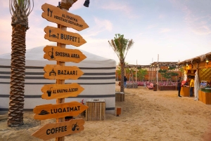 ドバイ：キャンプ、ディナー、オプションの宿泊付き砂漠サファリ