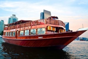 Dubai: Dhow Cruise Dinner at Creek, Marina with Upper deck