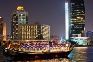 Dubai: Dhow Cruise Dinner at Creek, Marina with Upper deck