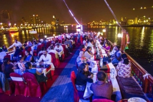 Dubai: Dhow Cruise Creek, Marina & Fun, Buffet-Drinks option