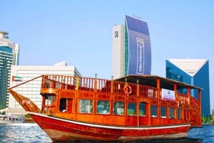 Dubai: Dhow-middagscruise på Creek eller marinaen med live-show