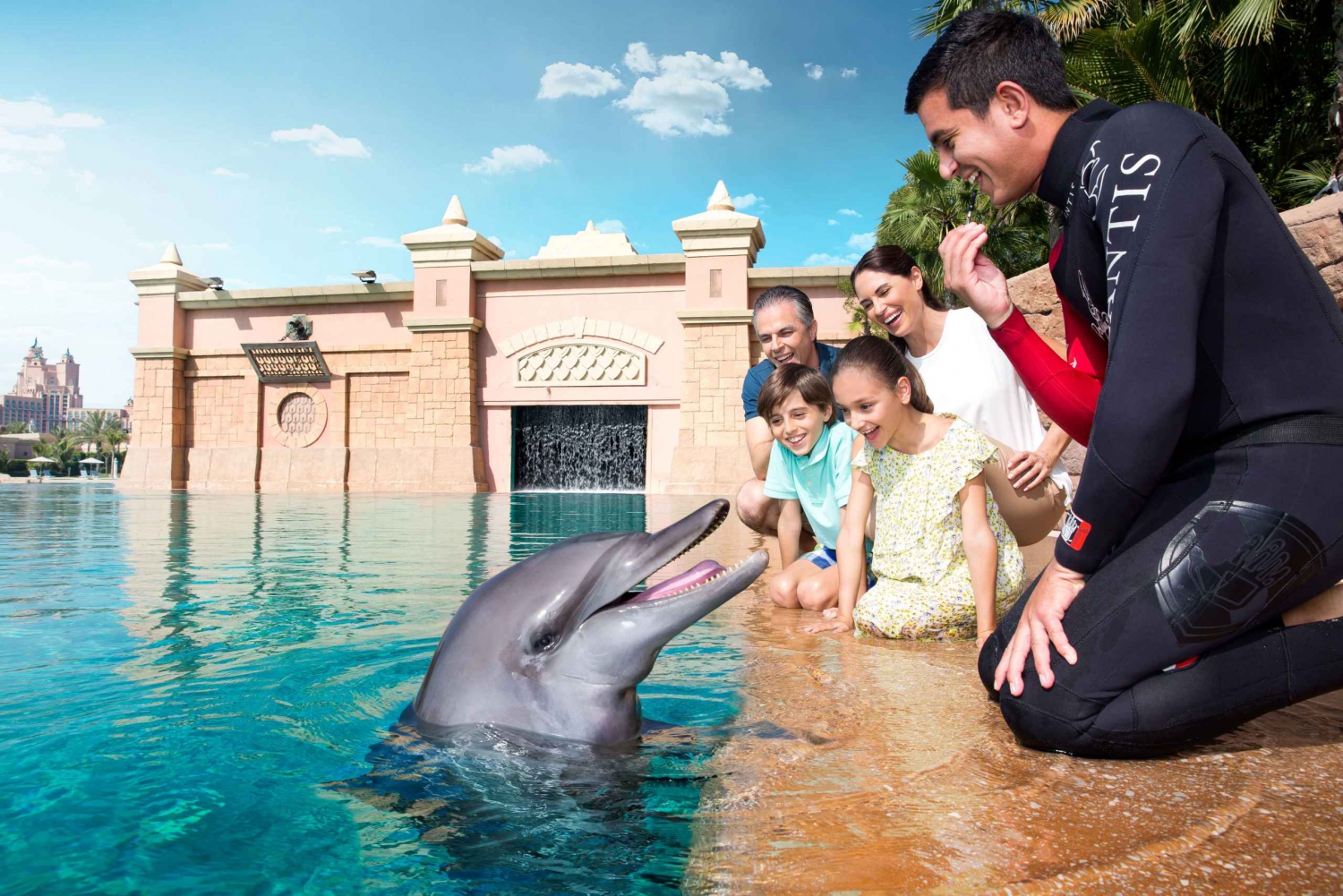 Dubai: Fotokul med delfiner och sjölejon på Atlantis