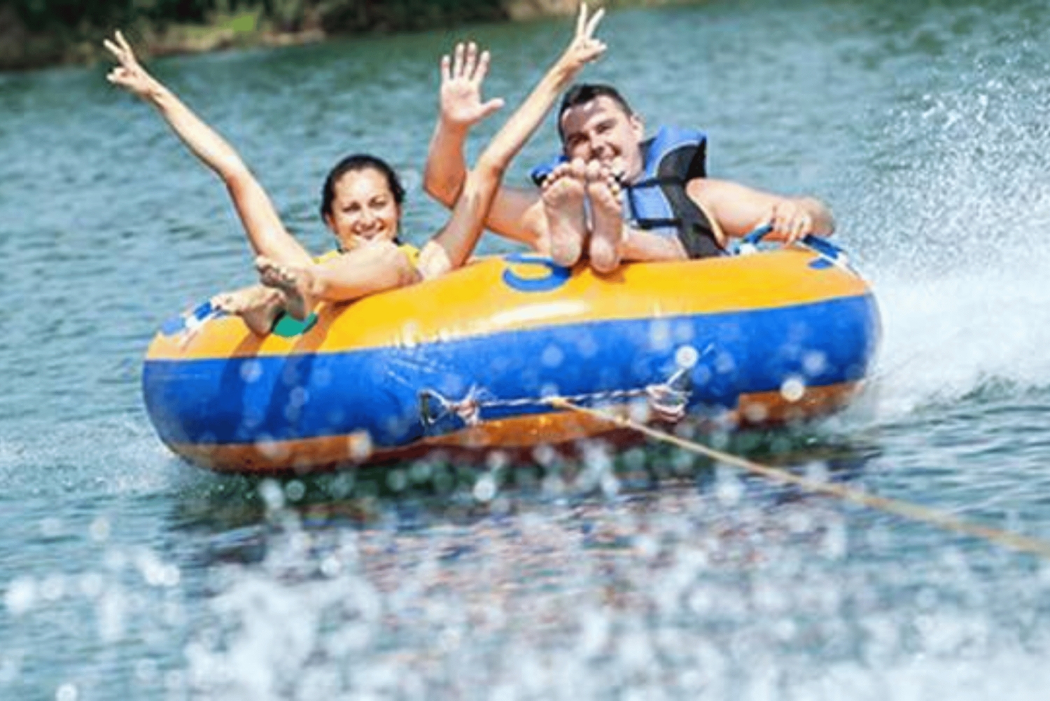 Dubai: Donut Ride watersportavontuur met vervoer