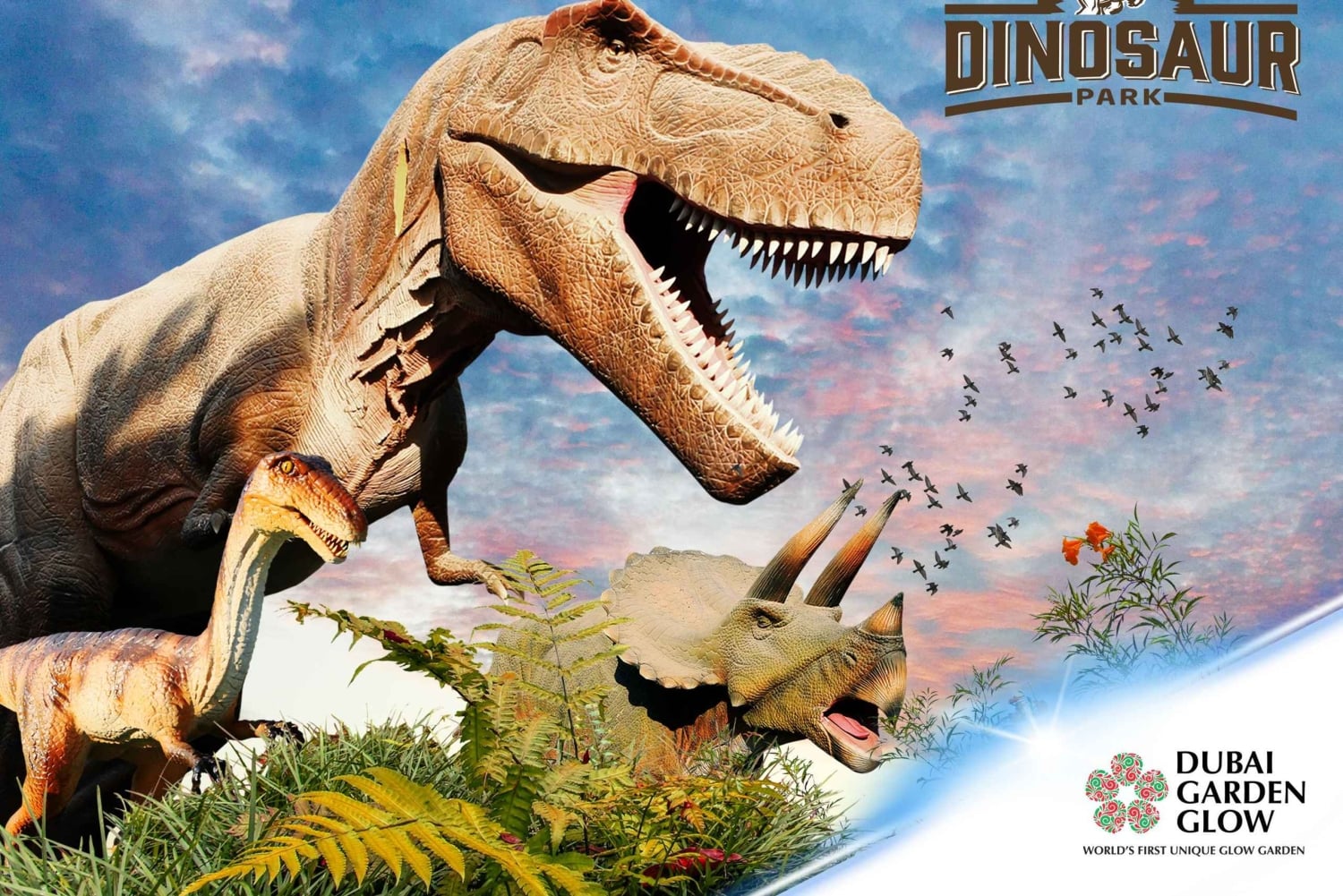 Dubaï : Dubai Garden Glow - Dinosaur Park et Fantasy Park
