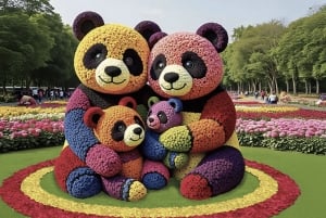 Dubaï : Dubai Garden Glow - Dinosaur Park et Fantasy Park