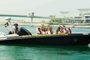 Dubaï : Visite touristique en bateau rapide de la marina de Dubaï