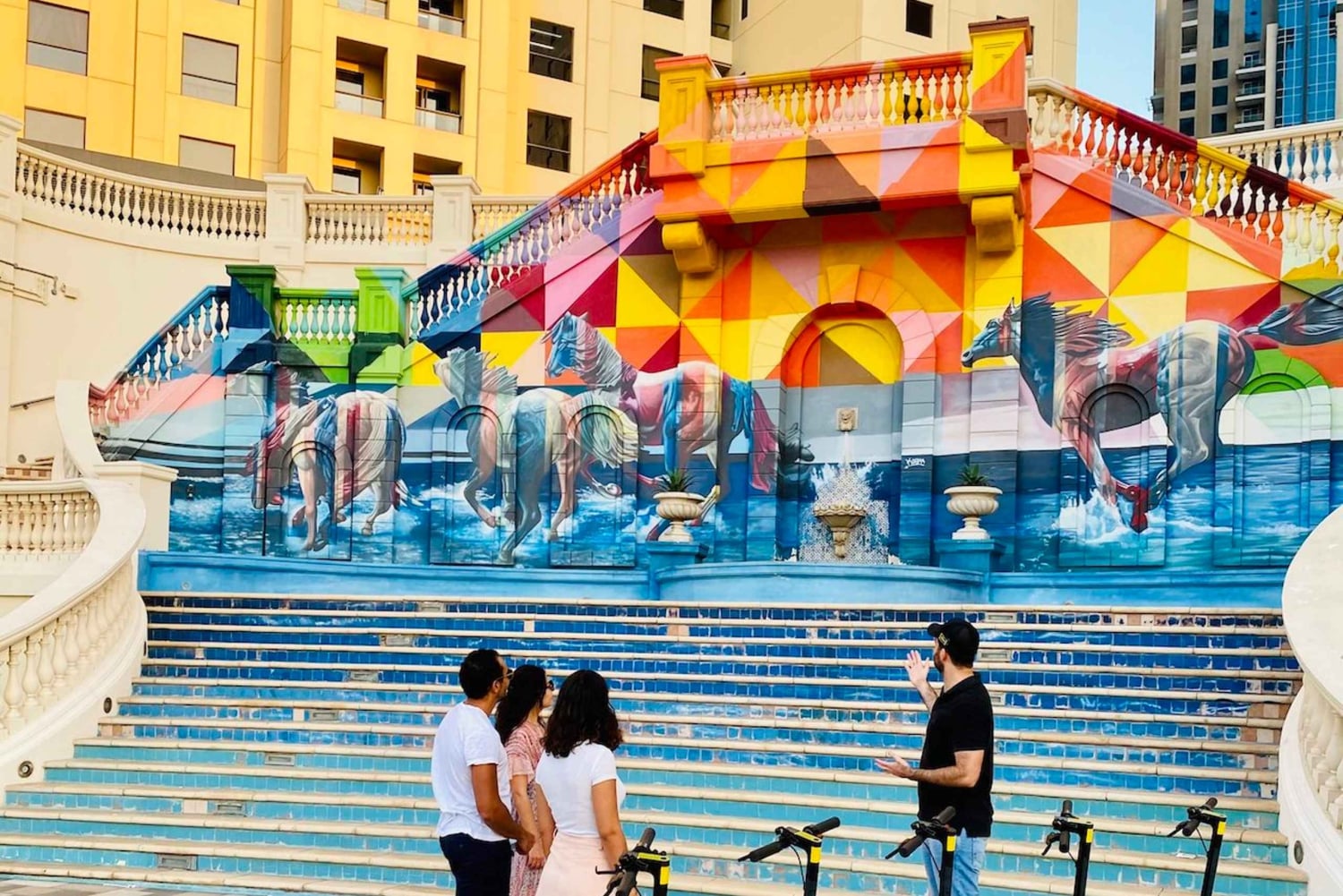 Dubai: E-scooter guidet tur i Marina, JBR og Bluewaters