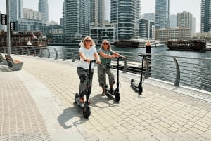 Dubai: E-scooter guidet tur i Marina, JBR og Bluewaters