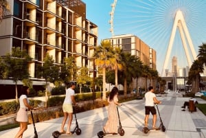 Dubai: E-scooter guidet tur i Marina, JBR og Bluewaters